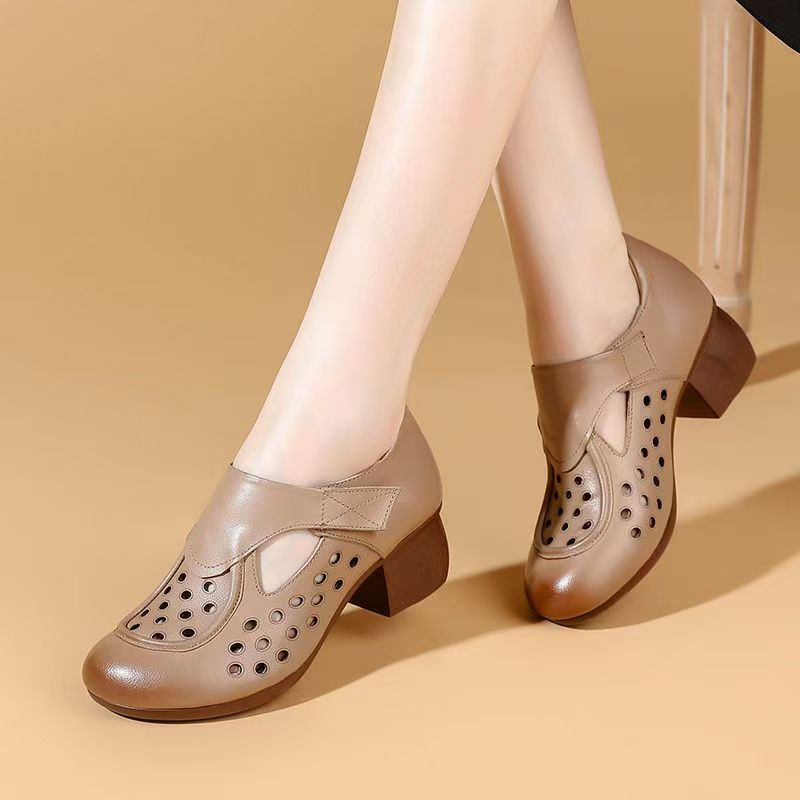 Women's Summer New Leather Hol - đánh giá và giá Casual Sandal Leather