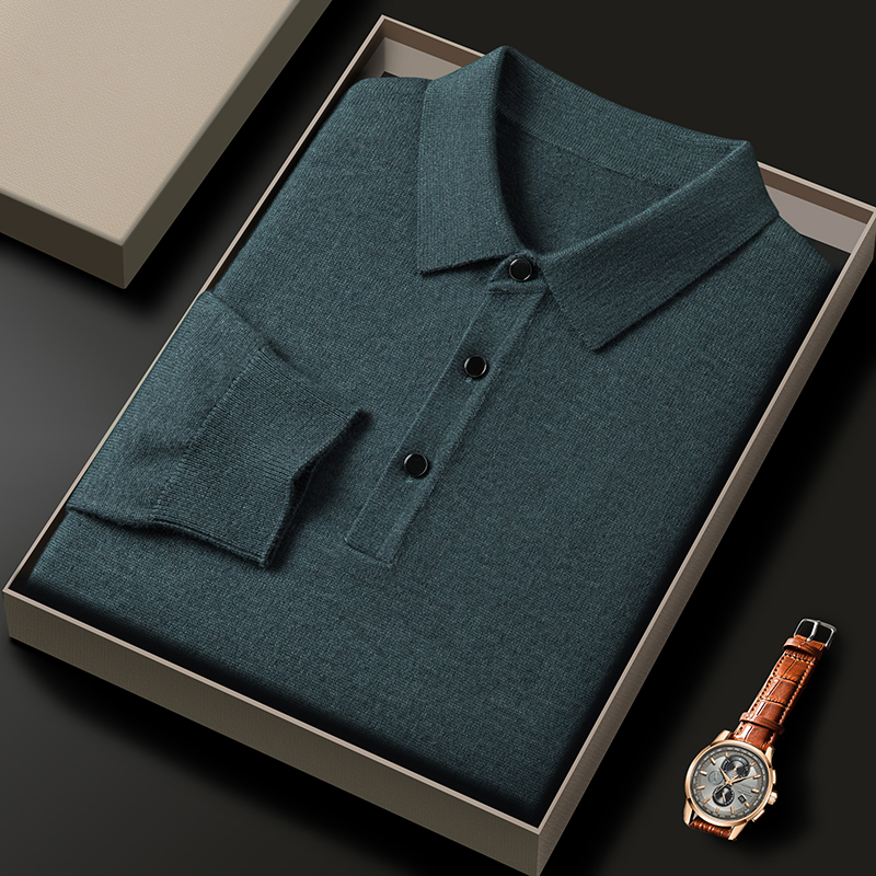 Fashion luxury knitted long sl - đánh giá và giá Polo Shirt Pique
