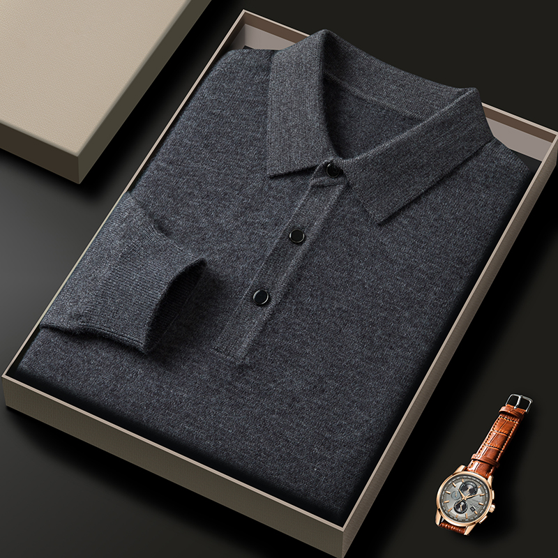 Fashion luxury knitted long sl - đánh giá và giá Polo Shirt Pique