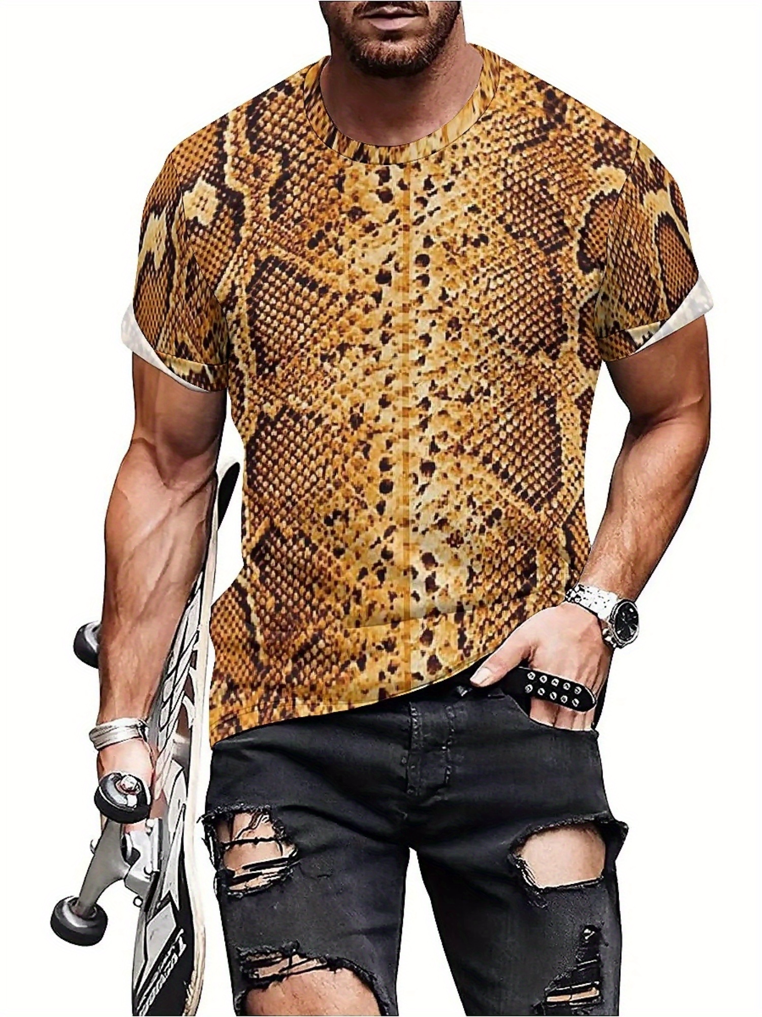 Men'S 3D Print Snake Graphic T - đánh giá và giá Tee Graphic Print