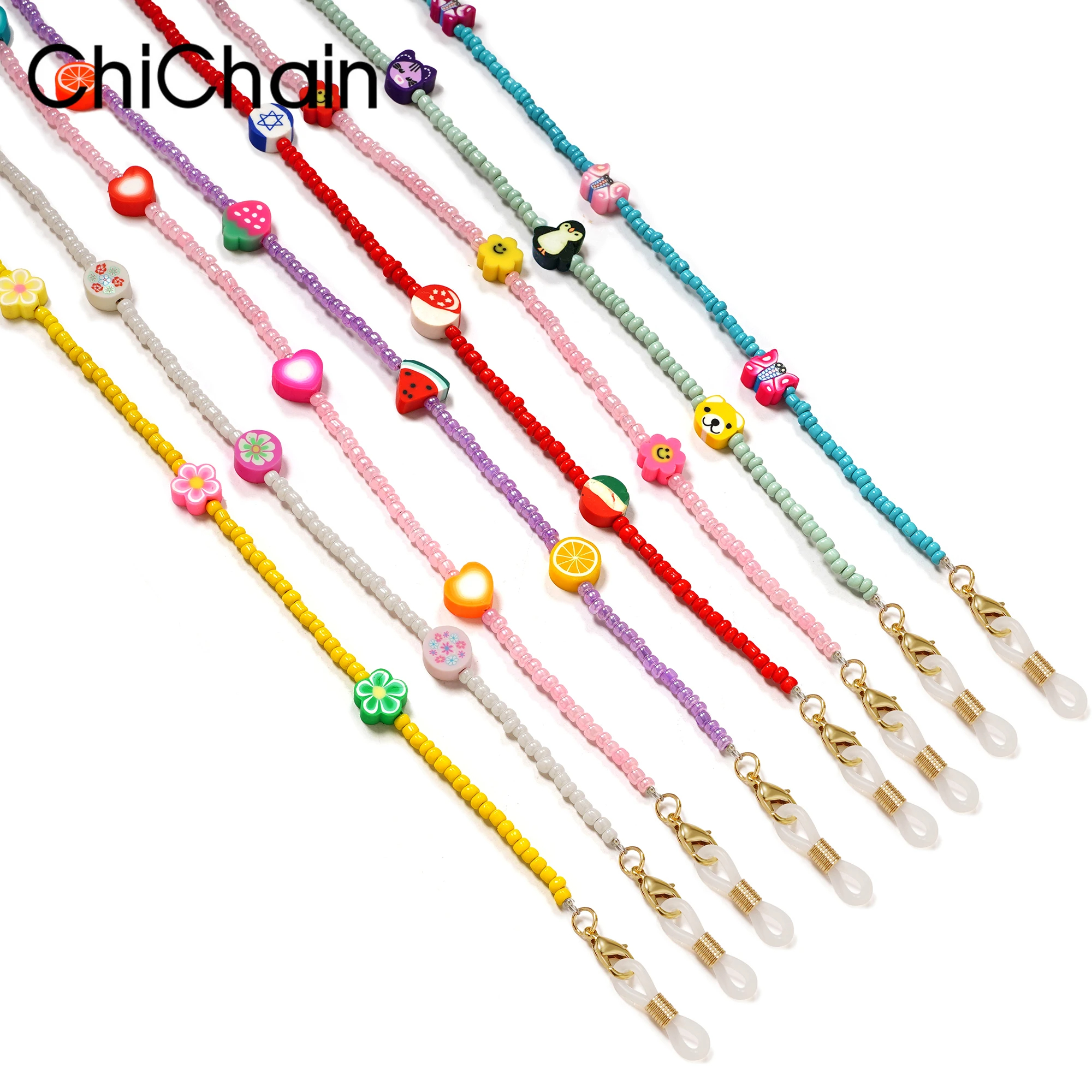 Cartoon cute Mask Strap Beaded - đánh giá và giá Sunglass Retainer Cord