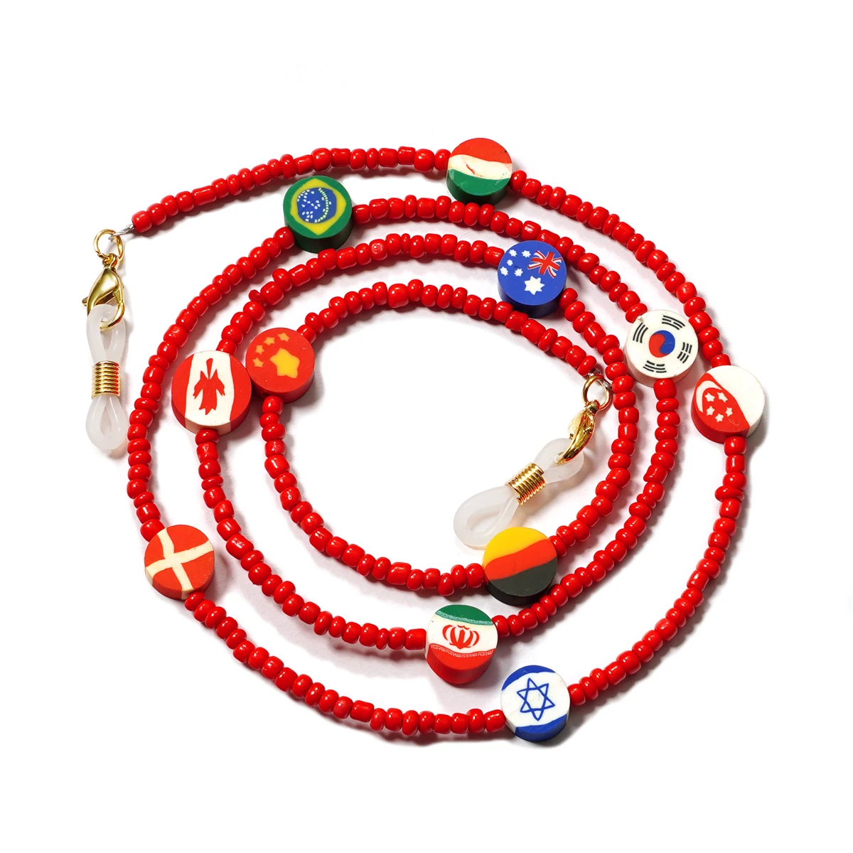 Cartoon cute Mask Strap Beaded - đánh giá và giá Sunglass Retainer Cord