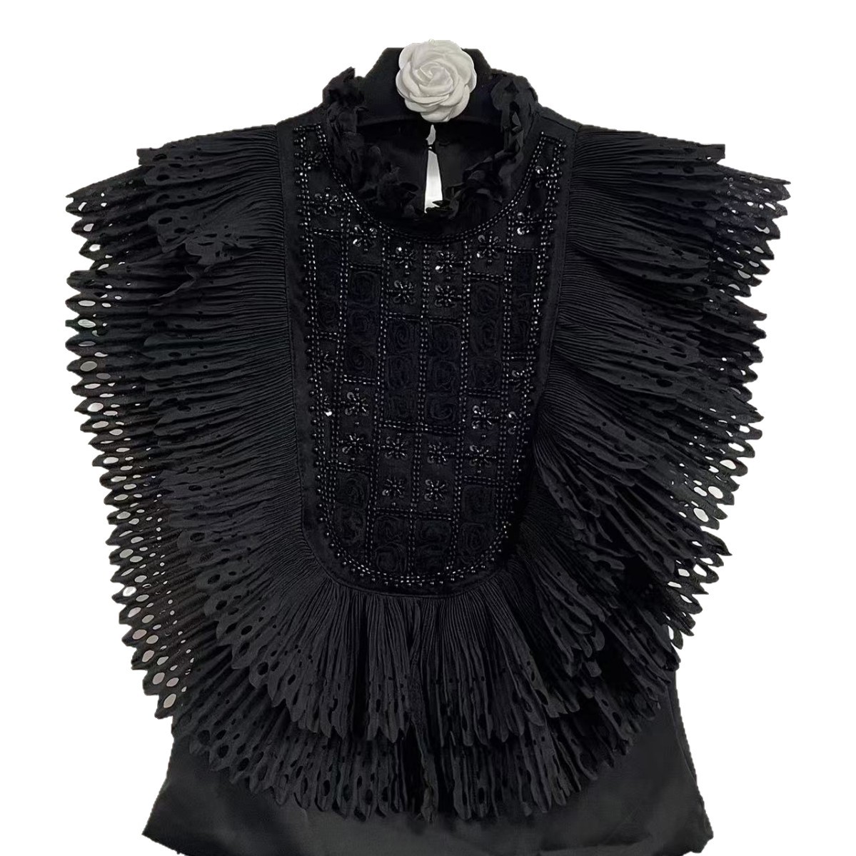 Top Blouse Women Sleeveless Ru - đánh giá và giá Shirt Camp Collar